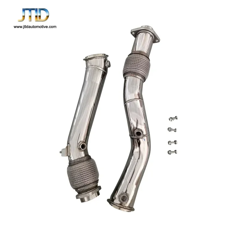 304 Stainless Steel High Polished Exhaust Decat pipe For BMW X3M F97 Car Assecories Escape