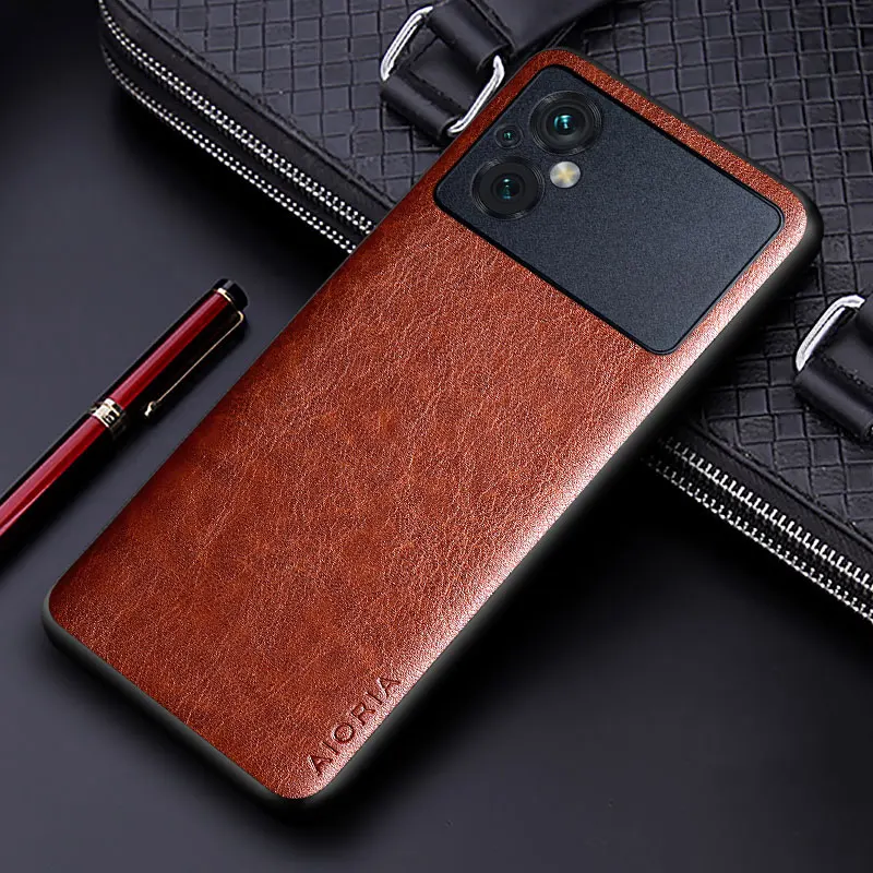 Luxury leather Case for Xiaomi Poco M5 M5S funda Business solid color Soft TUP&Hard PC phone cover for Xiaomi Poco M5 case