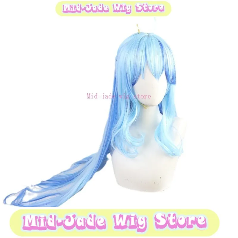 Hololive Yukihana Rami Cosplay Gradient Synthetic Hair Anime Character Party Halloween Zhongyu Wig Shop