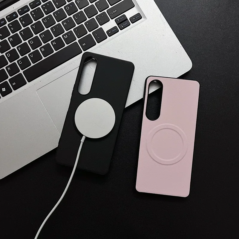 Luxury Busine Sle Leather Magnetic Wireless Charge Phone Case for Sony Xperia 1 10 5 IV V VI III Shockproof Cover Fundas
