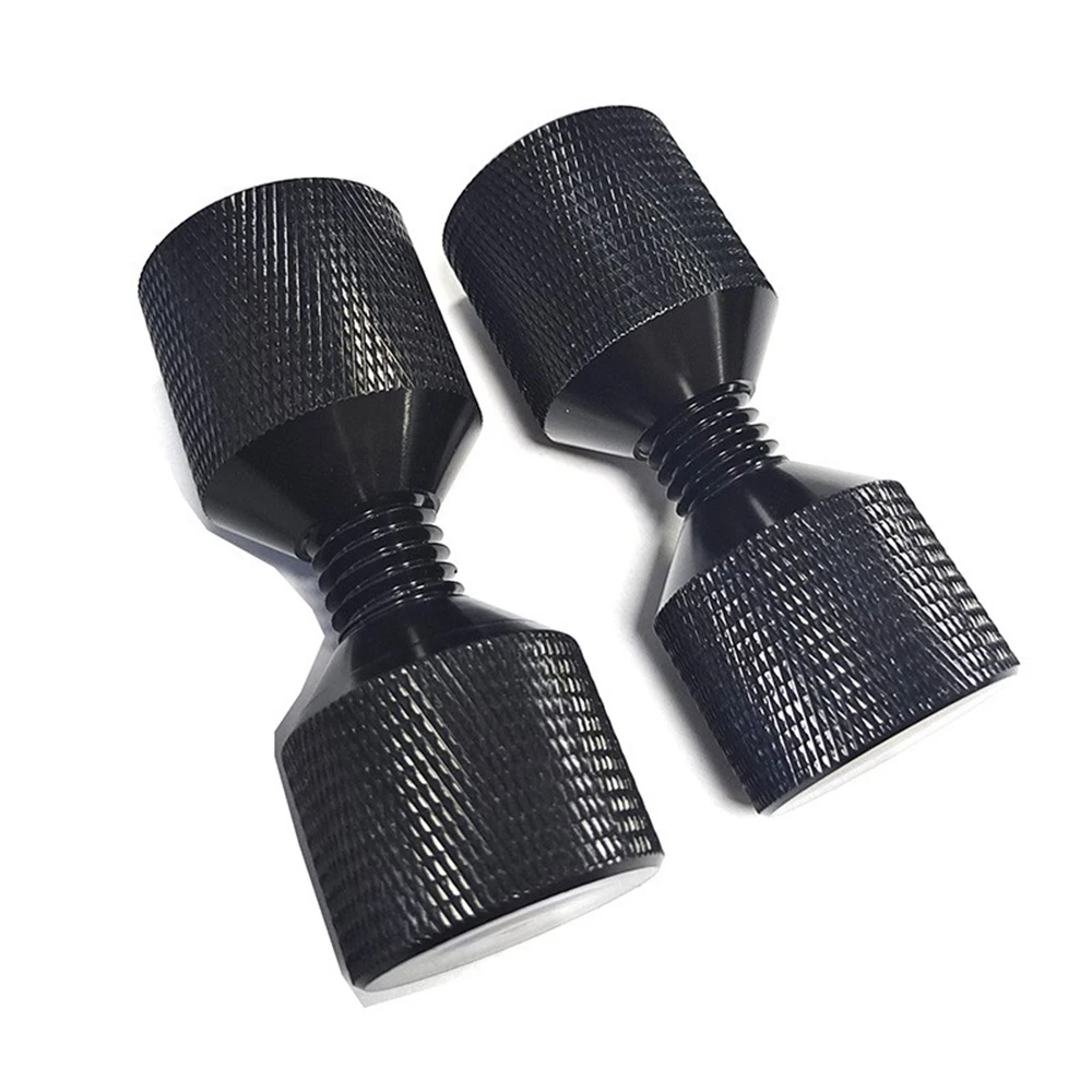 2PCS Knurled Handle Flange Alignment Pin 1-1/8 2 Hole Pins Set 6061 Aluminum Lightweight Quick Release Tool