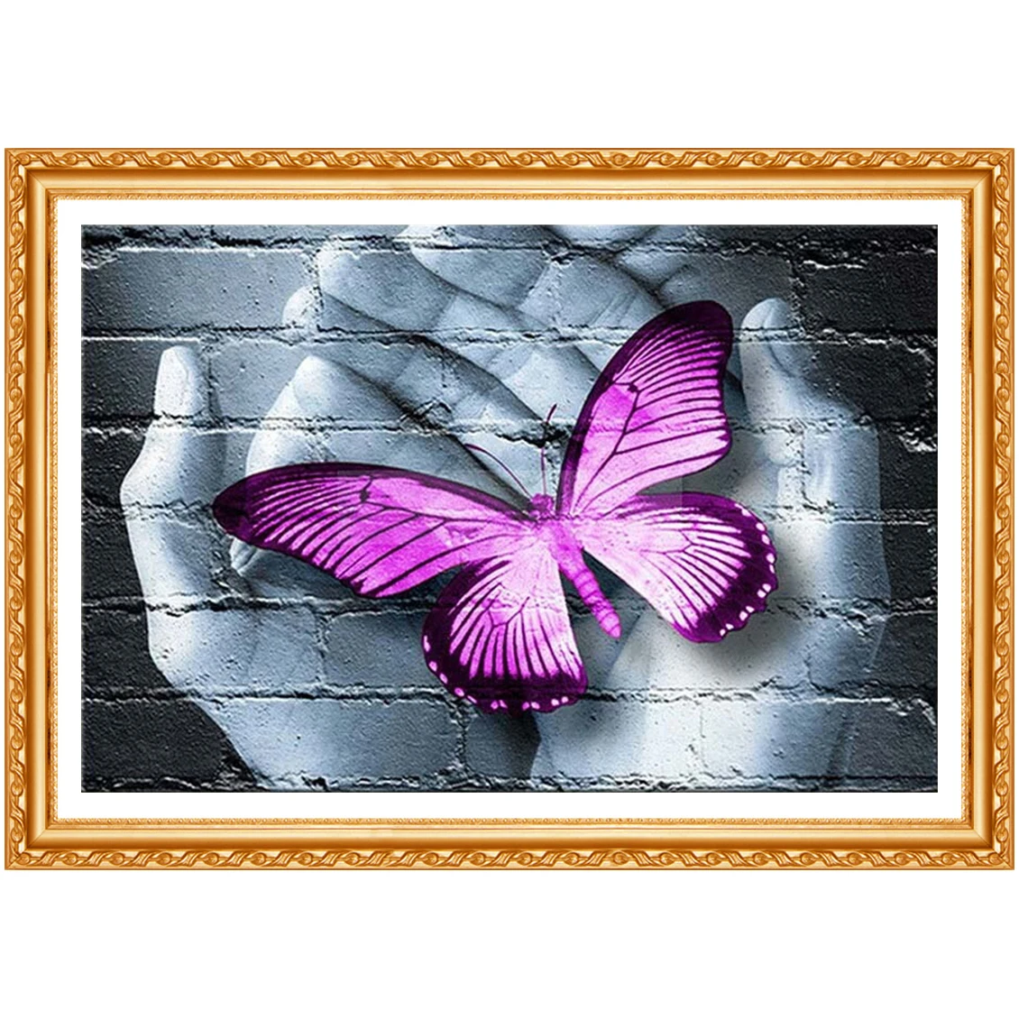 diamant painting Diamond Embroidery 5D DIY Diamond Painting Hands of Butterflies Diamond Painting Cross Stitch Rhinestone