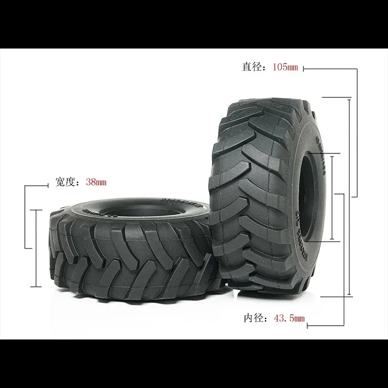 Nooxion 1/14 For Tamiya Magic Bean Model Herringbone Pattern Tire Truck Model Tire Climbing Car Tire Hydraulic