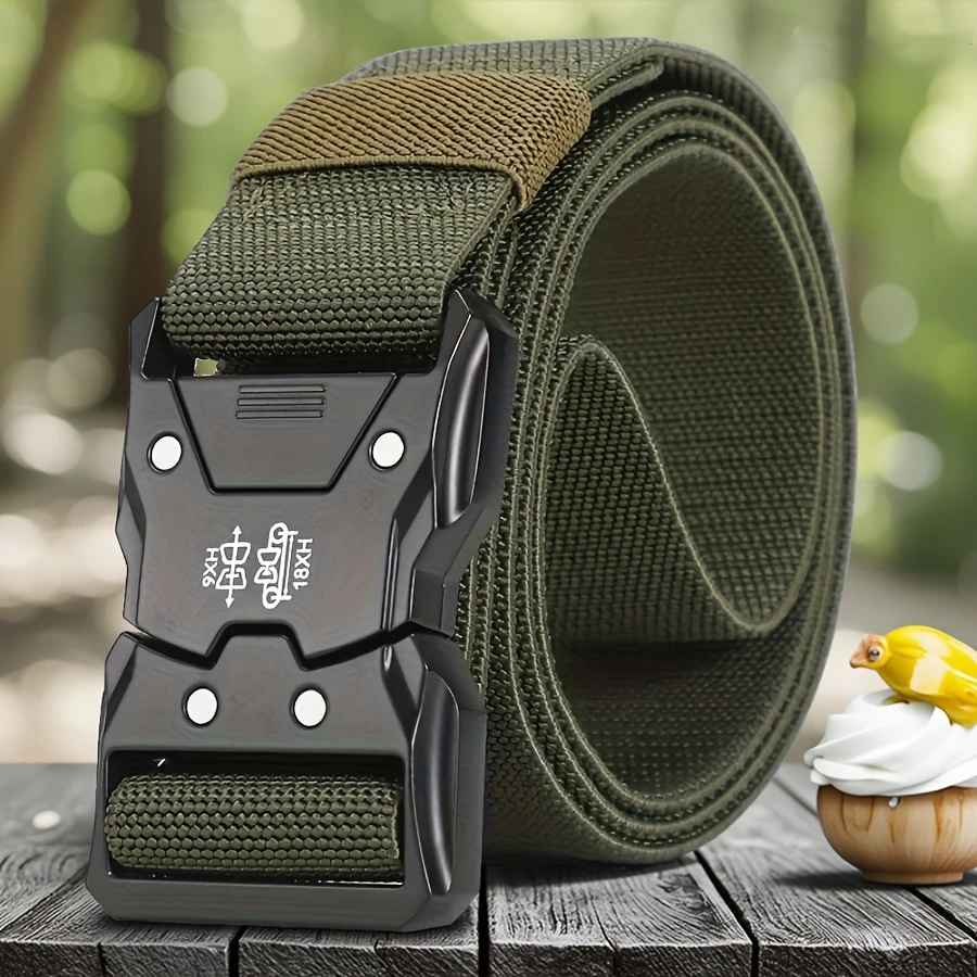 2025 New Classic Design Fashion Matching Essentials Tactical Quick Release Snap Snap Elastic Leisure Outdoor Training Belt