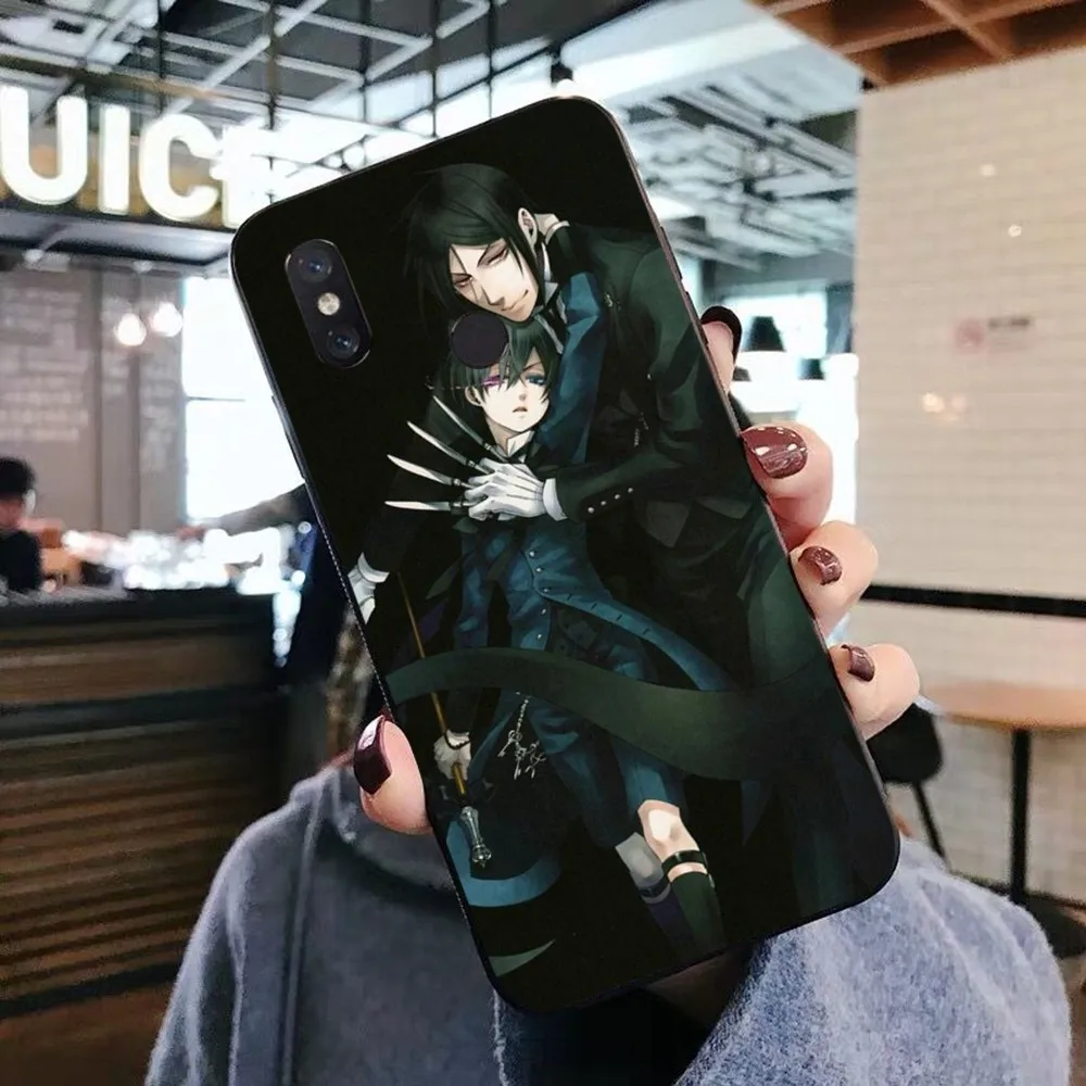 Black Butler Anime Phone Case For Samsung S 20 21 22 23 plus Ultra for Redmi Note 8 9 10 11 for Huawei Y 5 6 9