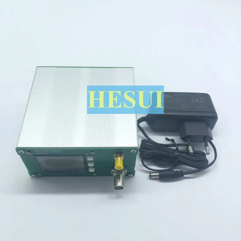 1Hz-15GHz Frequency Counter Kit Frequency meter statistics function 11 bit/s + power adapter