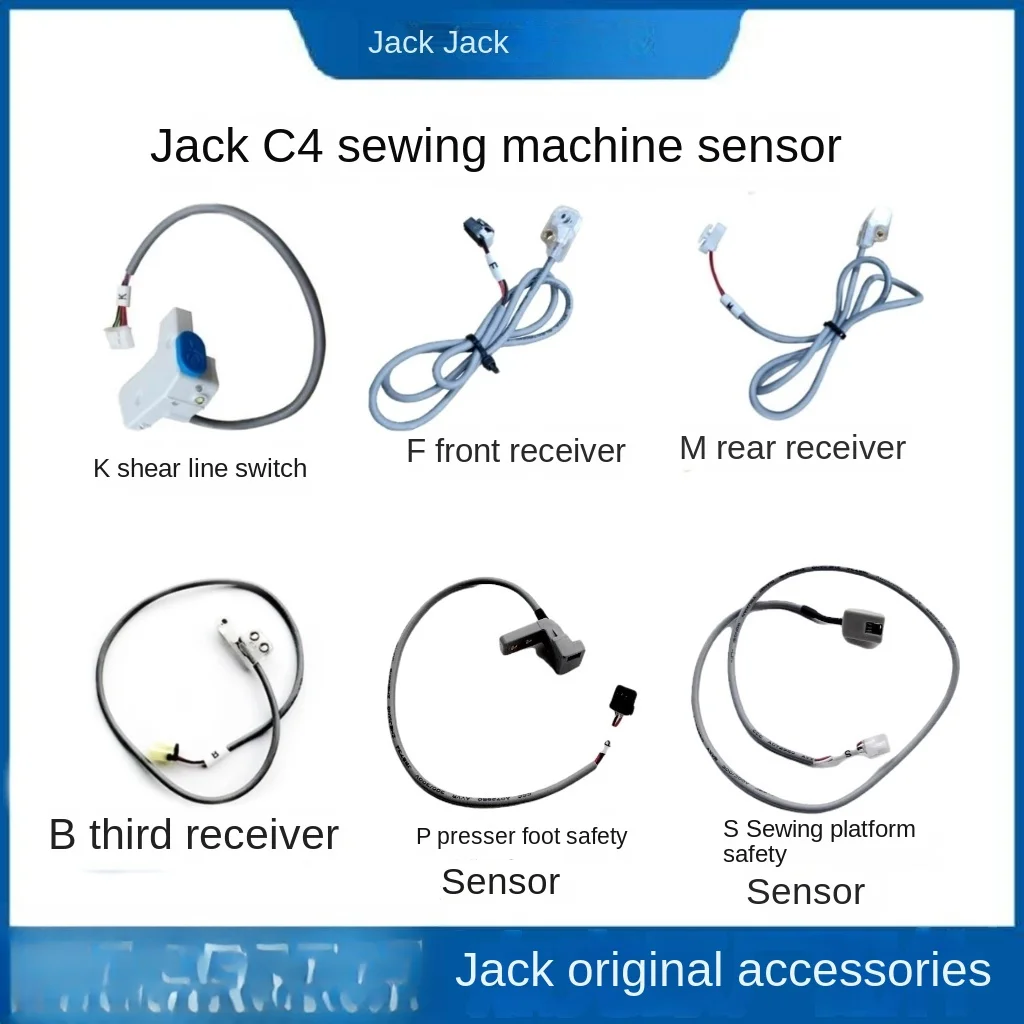 Interruptor de rosca de corte original, sensor de recepção, resistente ao desgaste, olho de luz k f m b s p, sensor para jack c4 b5, máquina overlock