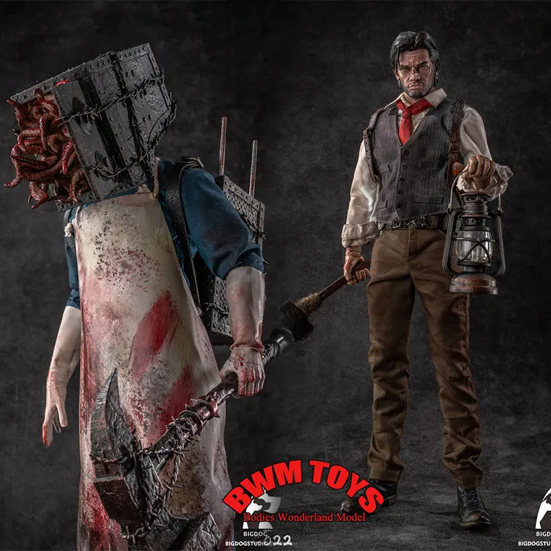 BIGDOG STUDIO SC022 SC023 Figura de Acción Coleccionable de 12 Pulgadas, Escala 1/6, Soldado Masculino de la Serie Terror Game, Inspector Custodian