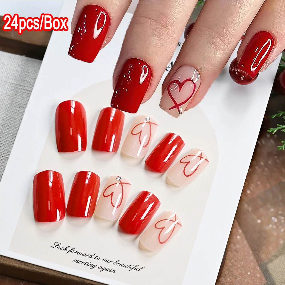 24Pcs Christmas Red… - image
