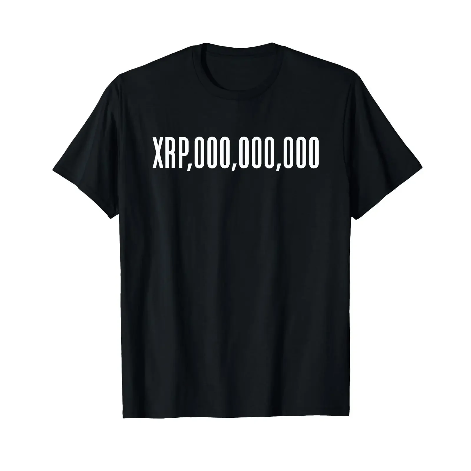 XRP Millionaire Crypto Merchandise T Shirt black vintage Washed Comfortable graphic Casual Slightly homme Breathable Stretched