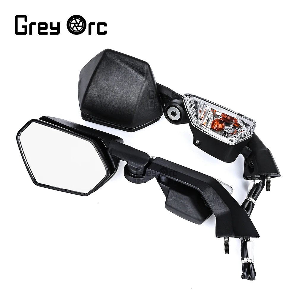 

Motorcycle With Turn Signal Lights Rearview Mirror For Kawasaki Ninja ZX-6R 2005-2008 ZX-10R 2004-2010 Accessories