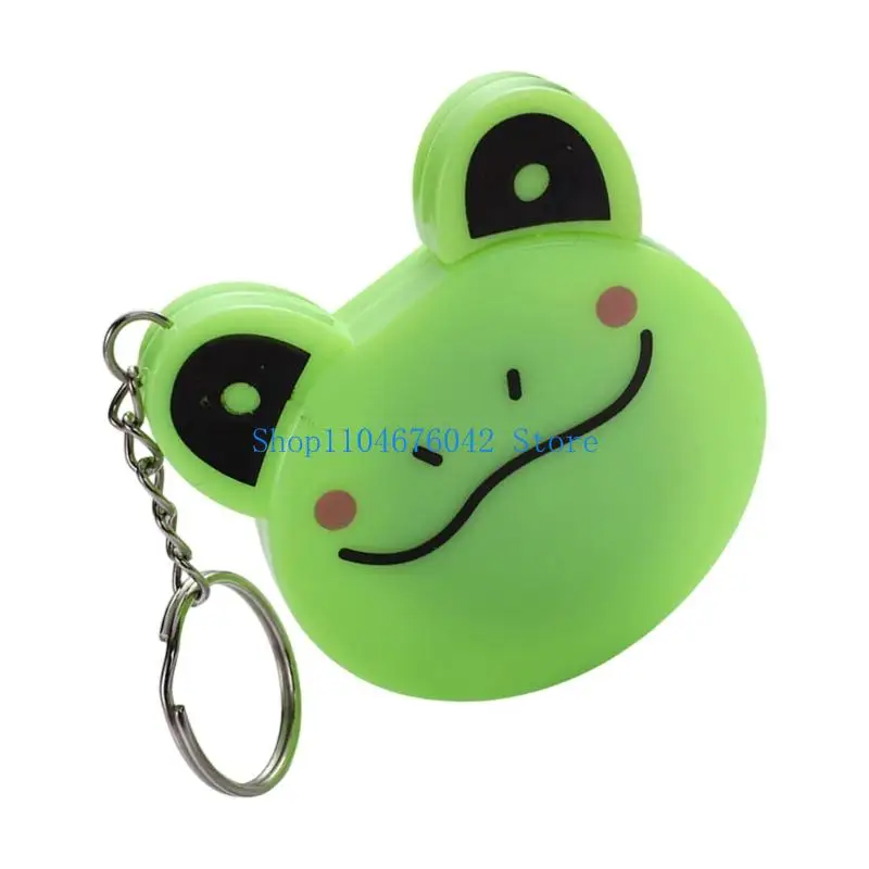 

652F Миниатюрный брелок-линейка 150 см в форме мультяшных животных, АБС-пластик, ПВХ, практичный материал