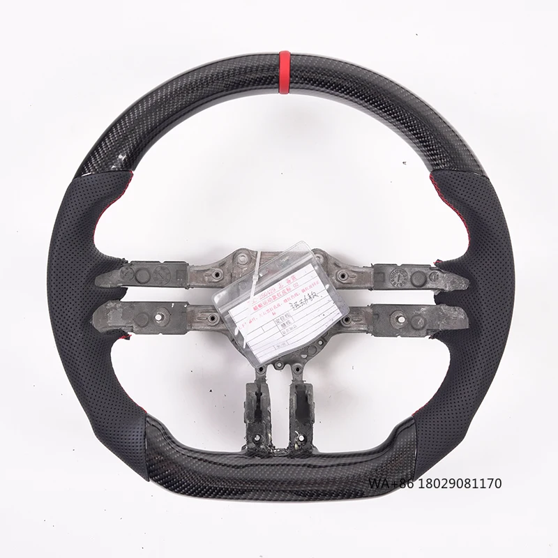 ل- | هيكل عظمي توجيه كربوني عالي اللمعان W204 W205 W213 C117 CLA CLS C257 #1