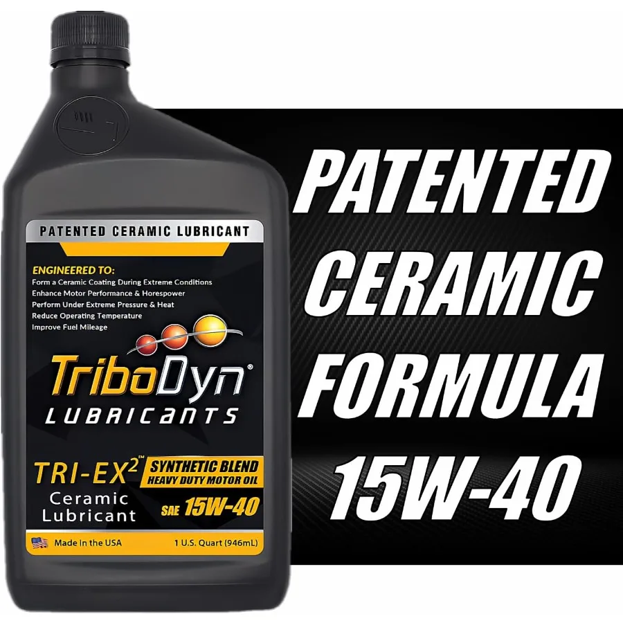 TRIEX2 15W40 زيت محرك صناعي عالي التحمل مع طلاء سيراميك حاصل على براءة اختراع لإصلاح ارتداء لحماية المحرك المحسنة في C #2