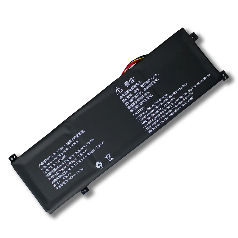 

SSBS81 Аккумулятор для ноутбука Mechervo 16 Pro 16HD-5BB6U 16HDS-7BB6U Code 01 2022 Edition 2023 R5 R7-6800H Планшетный ПК 11,55 В 70 Втч