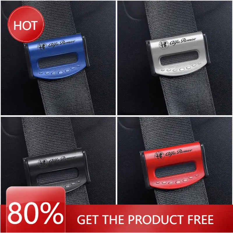 

Hub Caps Car Safety Seat Belts Holder Stopper Buckle Clamp Fixing Clip For Alfa Romeo Giulia Stelvio Giulietta 159 147 156 166 A