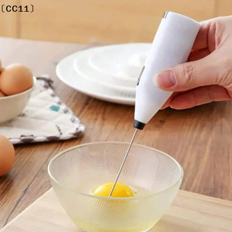 Portable Electric Handheld Egg Whisk With High Speed Mixing And Ergonomic Handle Perfect For Kitchen Baking Coffee Making〔CC11〕
