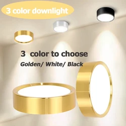 Spotlight Led Ceiling Light Surface Mounted Down Light for Living Room Kitchen Bedroom Lamps AC185-265V Indoor Spot Led Lighting