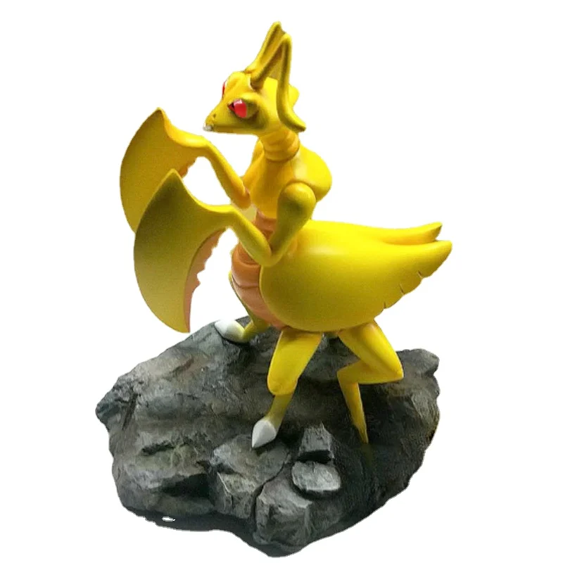 Original Cross Gate Action Figurals Red Eyed Yellow Mantis Game Character Sculpture Anime Statue Figures Collectible Model Gift