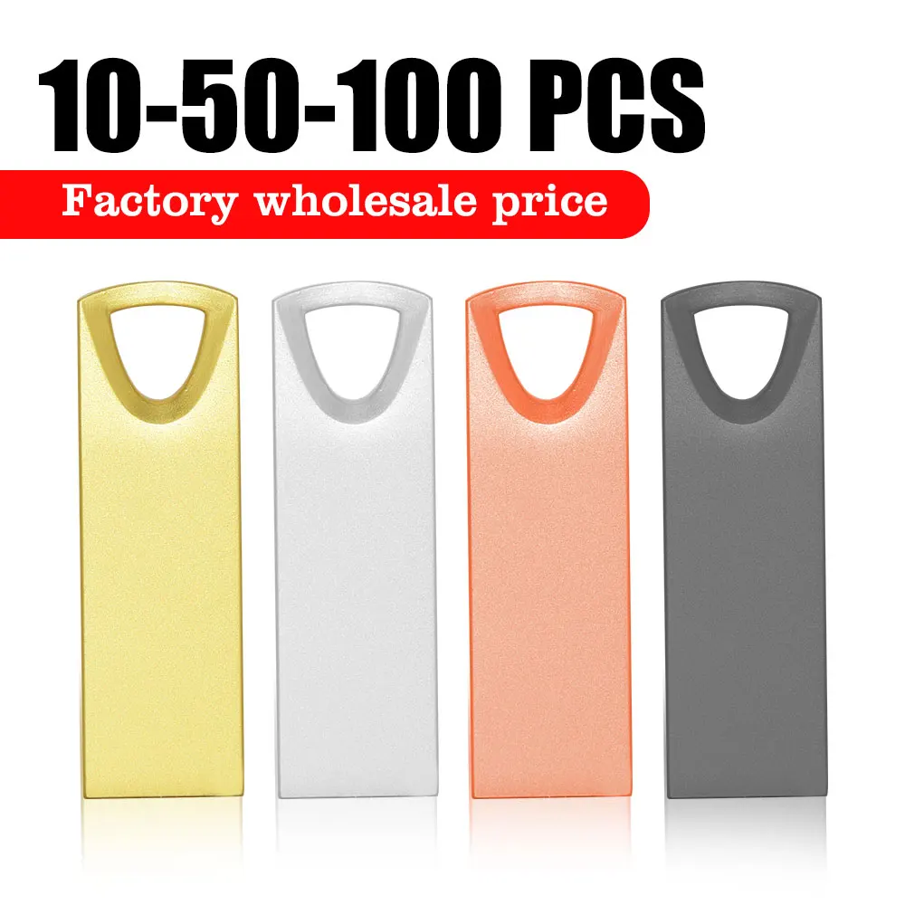 

10/50/100pcs High -capacity speed Customized Free Logo Memory Stick USB Flash Drive Real Capacity USB 2.0 32GB16GB8GB4GB Cle Usb