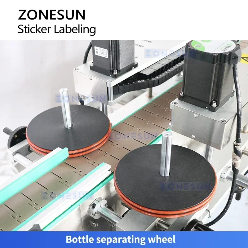 Zonesun ZS-TB900 Etikettenapplikator für quadratische Flaschen, Etikettiermaschine für quadratische Flaschen