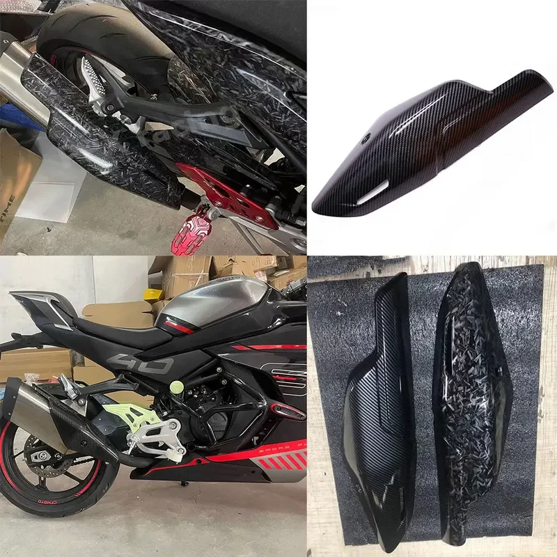

For CFMOTO 450SR 2022 2023 Motorcycle Exhaust Muffler Shield Guard Protection Cover Escape Anti ScaldingBoard Fairing Slip On