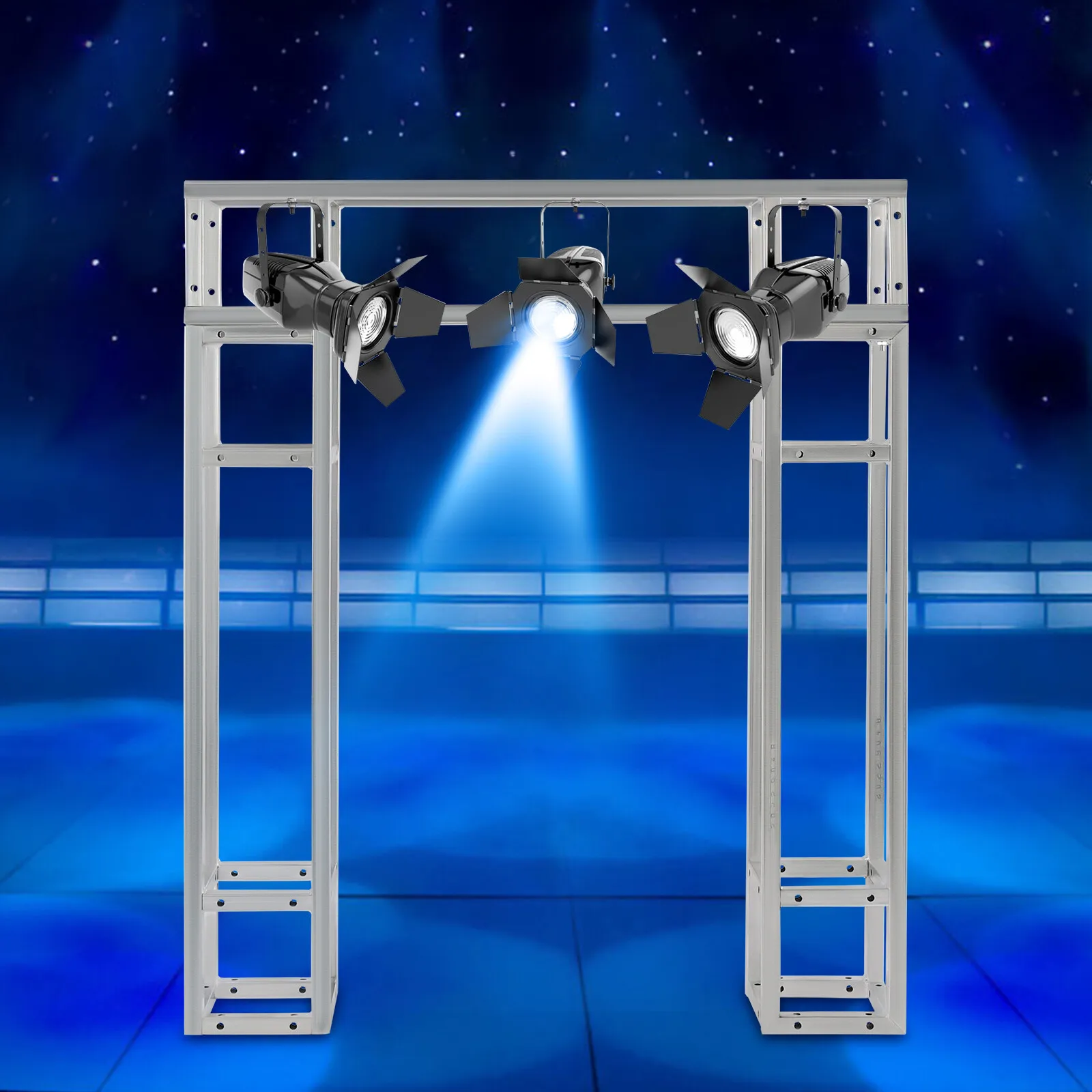 

Набор ферм с квадратной трубкой из 3 предметов, 176,37 фунтов, несущая каждый, многосекционное усиление и плотная док-станция для высокой стабильности