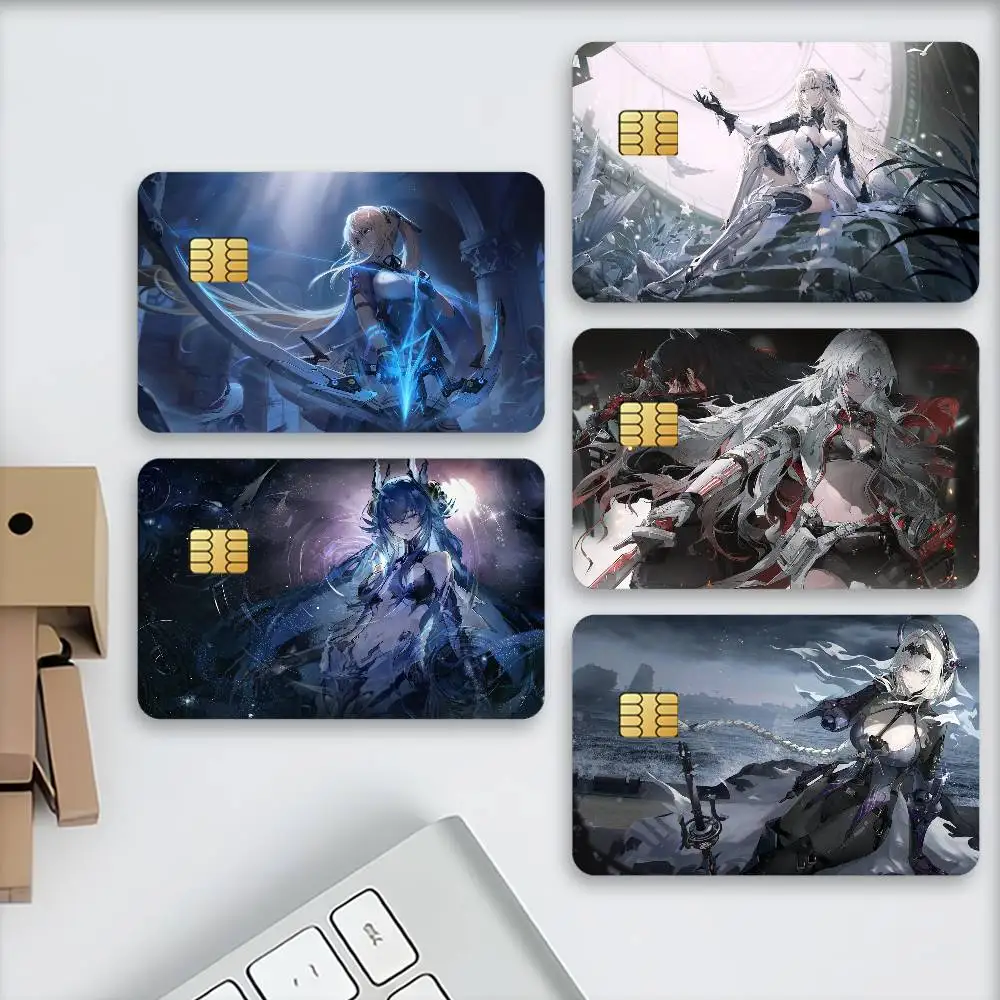 Game P-Punishing Gray Raven Waterproof Card Stickers For Credit Cards Debit Cards And Transit Cards 4pcs