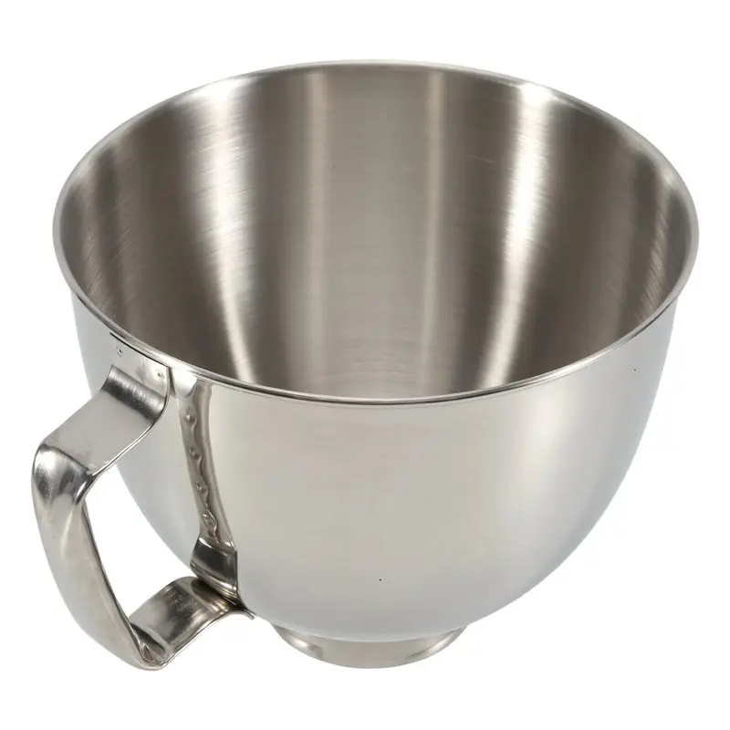 [B25B!】 For Kitchenaid Classic&Artisan Series 4.5QT/5QT Mixer 304 Bowl Stainless Steel Mixer Bowl Dishwasher Safe