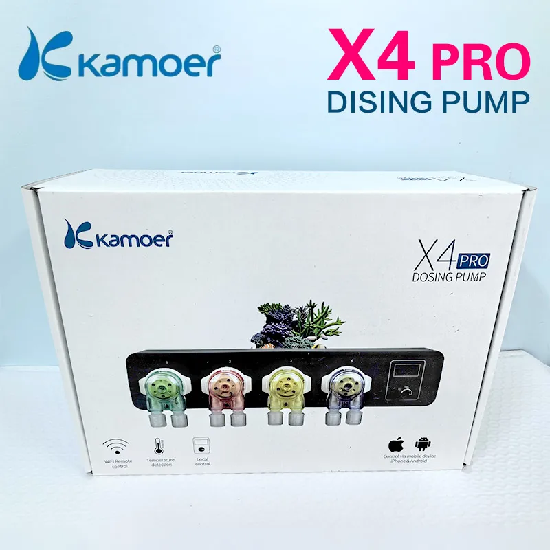 Kamoer X4 PRO Dosing Pump Wifi Remote High Precision 4-Channel Dosing Pump For Aquarium Marine Life Breeding-1