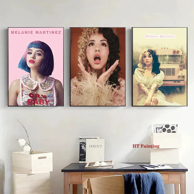 Melanie Martinez Singer Crybaby Music Album Poster Canvas Painting HD Printed Wall Art Pictures Room Home Decor Fans Gift