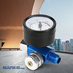 Pressure Regulator Spray Accessory 1/4 Spray Paint Pressure Regulator Pressure Gauge Pneumatic Tool Accessory