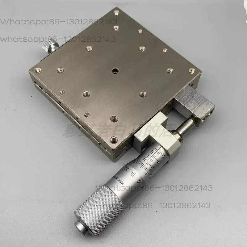 Precision positioning slide table manual displacement worktable precision machine BSS16-80C stroke ± 12.5