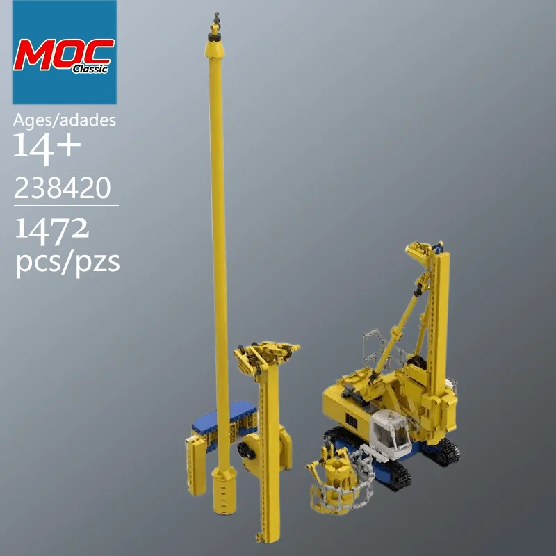 Custom MOC ROTARY DRILLING RIG BG40 Technic Model - Trendy Educational Toys, Fun building set  Top Choice For Holiday gifts