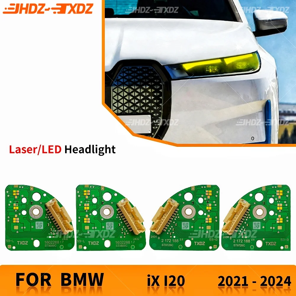 

DRL LED Boards Yellow Angel Eye For BMW iX I20 M60 xDrive40 xDrive50 2021-2024 Laser LED Headlight Daytime Running Light Module