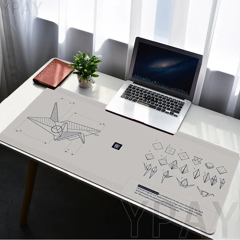 Schwarz-weiße Mauspads, großes Mauspad, Gaming-Mauspad, große Gamer-Mauspads, XXL-Gummi-Tastaturmatten, Schreibtischunterlage, Overlock