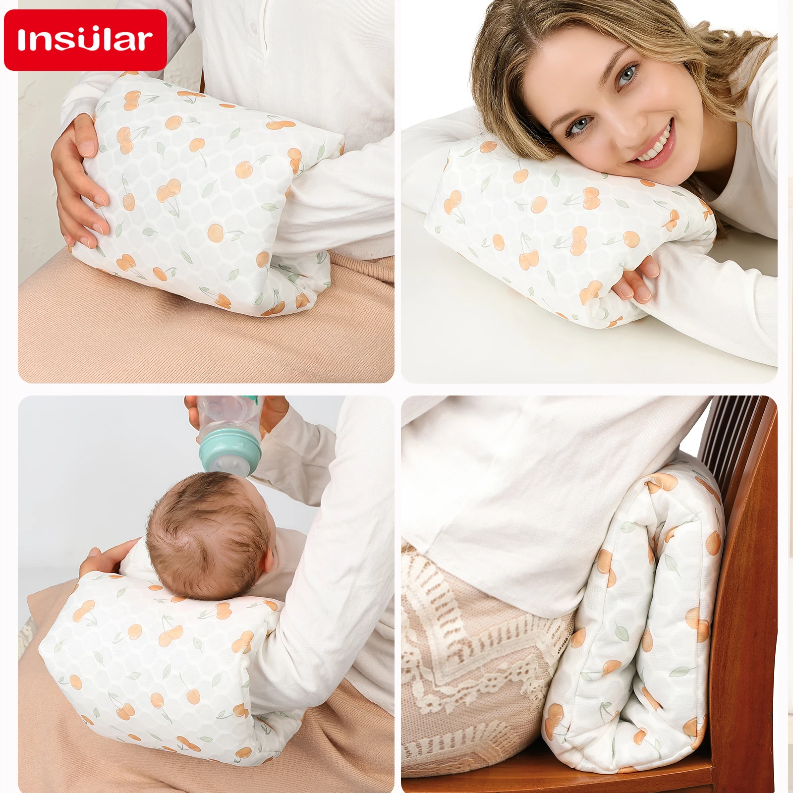 وسادة ذراع قطنية للرضاعة الطبي - مراجعة Nursing Pillow Breastfeeding وسعره