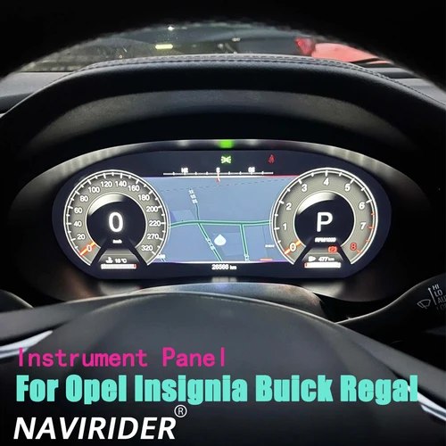 Für Opel Insiginia Buick Regal 2009 2014 2015 2018 2020 2024, Auto Zubehör Instrument Panel LCD Dashboard Tacho Cluster