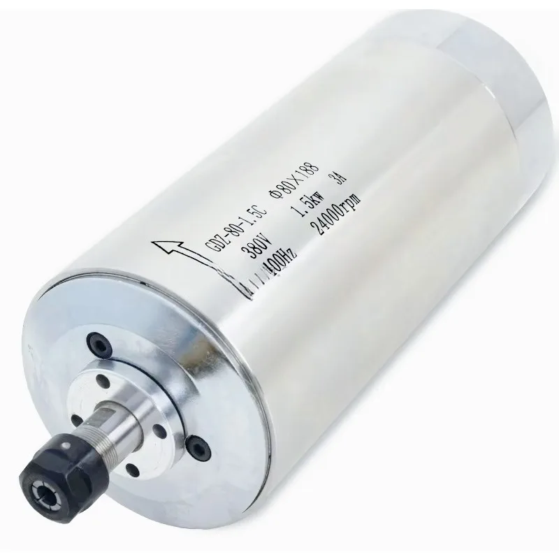 

5.5 kW Water Cooling Spindle Motor 24000 RPM 125mm Diameter ER25 for Stone Router Machine CNC Engraving Machine
