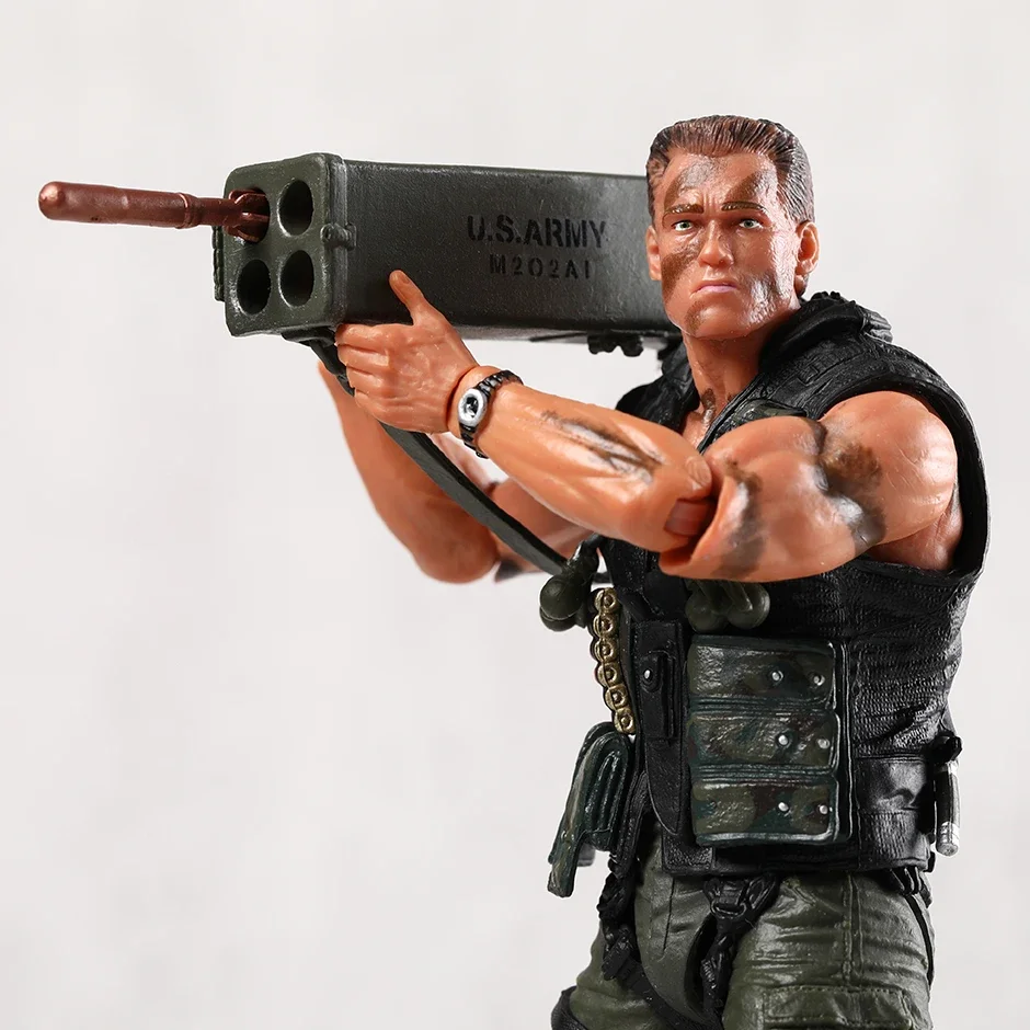 NECA Commando John Matrix Schwarzenegger Action Figure with