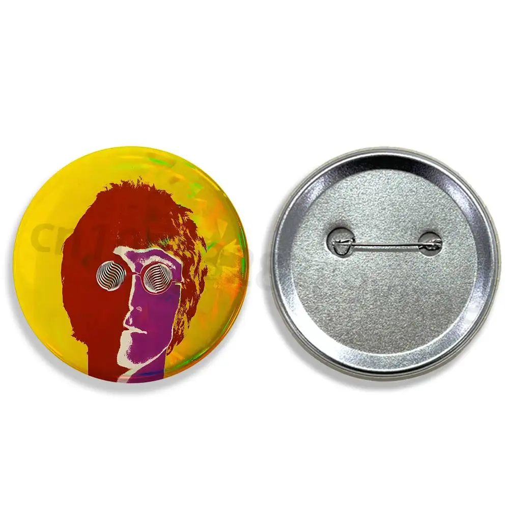 The B-Beatles Band 32/44/58mm Handmade Pins Round Brooch Badge Backpacks Clothes Jewelry Gifts