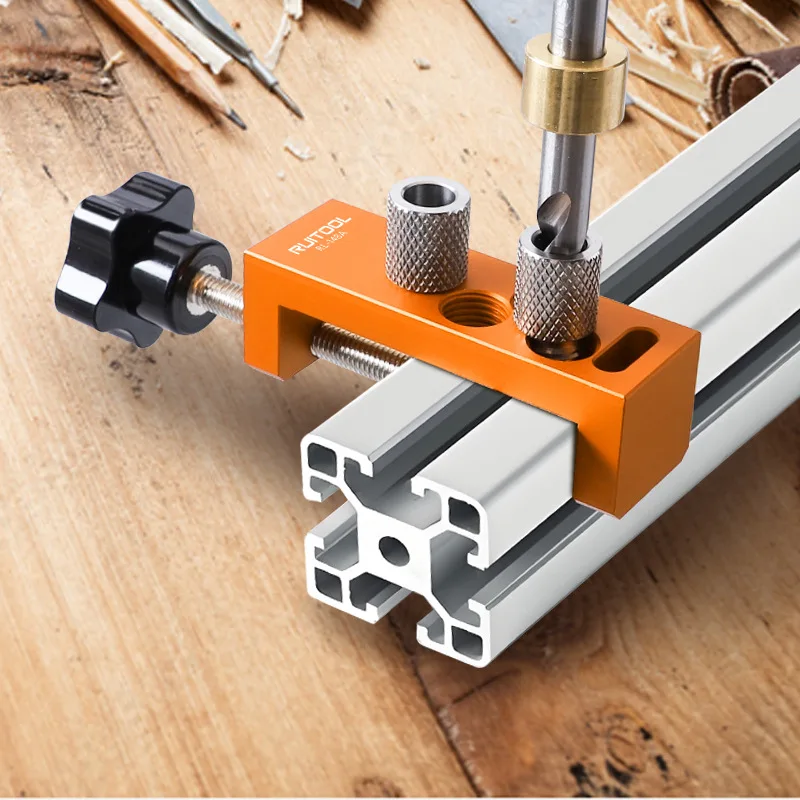 Double Hole Aluminum Profile Puncher Vertical Puncher L-shaped T-shaped Splicing Fixed Limit Metal Countersunk Drill Bit