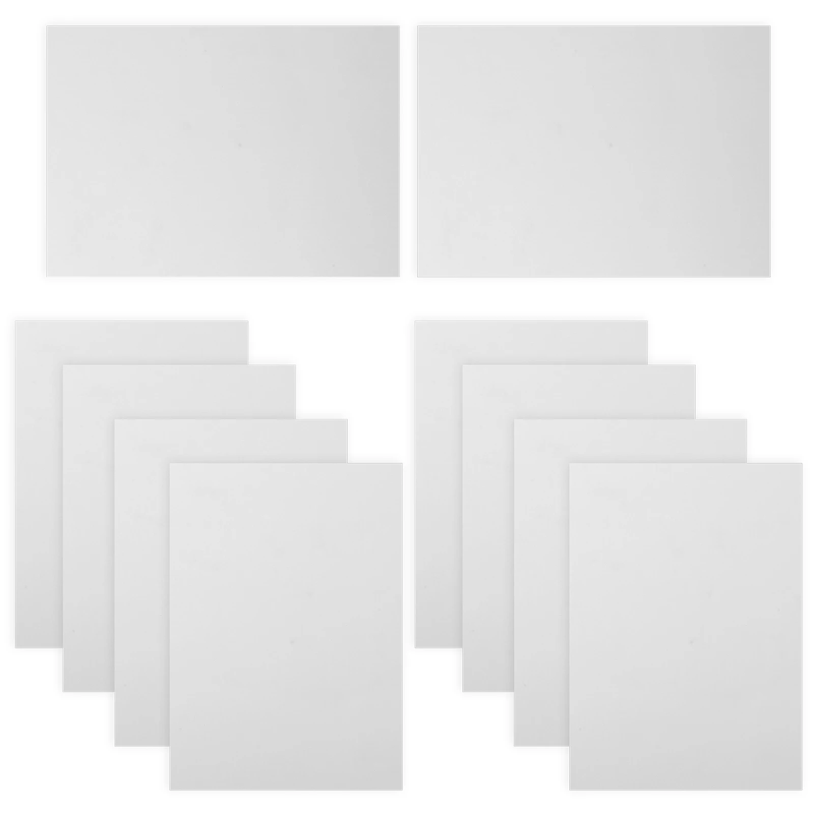 

10pcs Mirror Silver Sublimation Aluminum Blanks Photo Frame Wall Poster Metal Sublimation Aluminum Photo Sign Craft Gifts