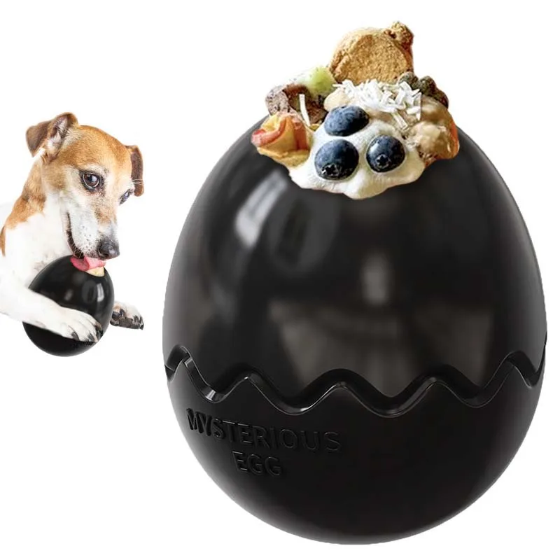 Creative Dinosaur Egg Treat Dispensing Dog Toy Slow Feeding Interactive Enrichment Boredom Relief Funny Dog Gift Pet Supplies view 4