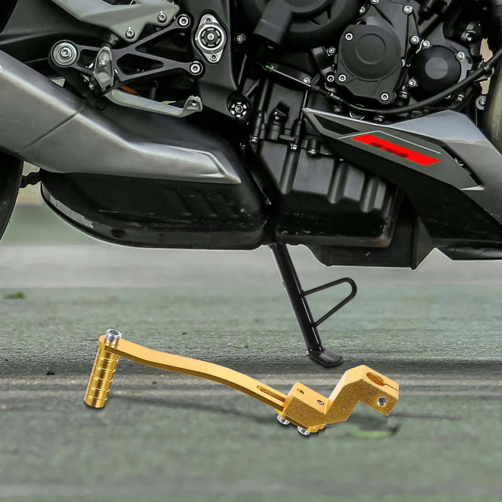 

Motorcycle Gear Shift Lever Aluminum Alloy Shift Pedal For Pit Bike Dirt Bike Universal Fit Durable Gear Changing