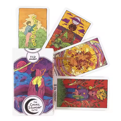 The Cosmic Slumber Tarot Deck Leisure Party Table Game High Quality Fortune-telling Prophecy Oracle Car