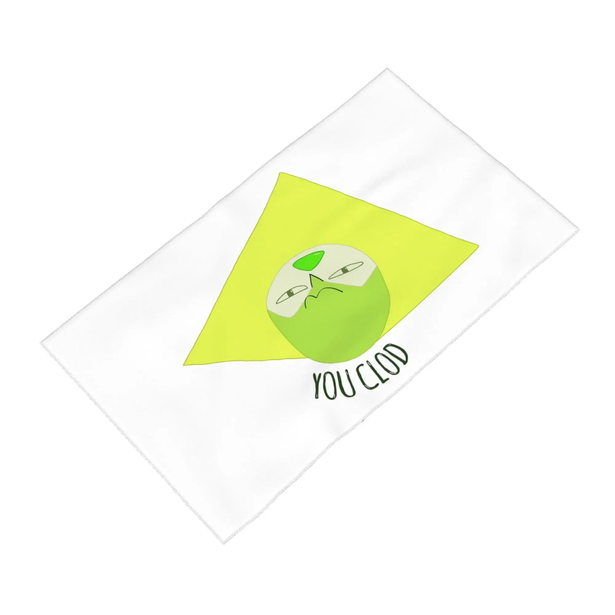 Toalla facial suave personalizada de You Clod Peridot Steven Universe, toallas de algodón transpirables de secado rápido para piscina y baño