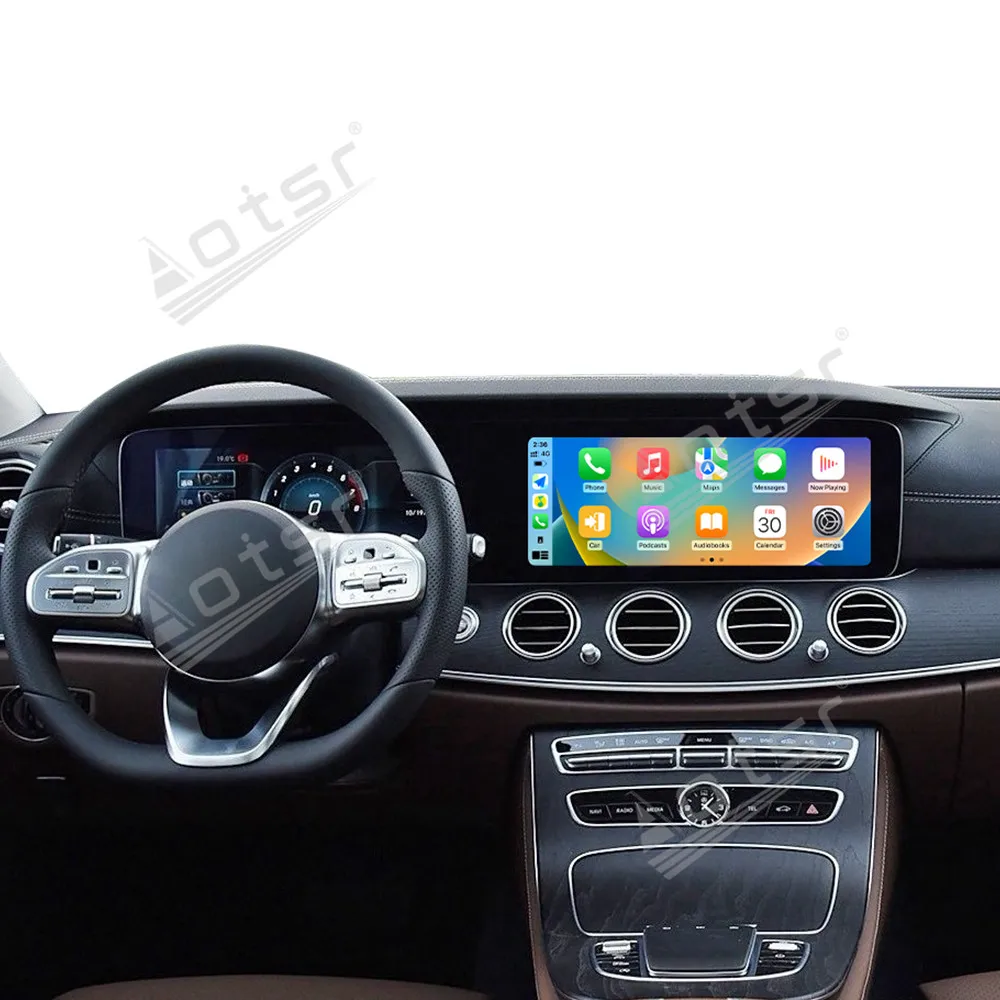 Dual 12.3'' Android 13 For Benz E-Class 2017-2023 display Gps Navigation Carplay Car Radio HD Touch screen Stereo Auto Head Unit
