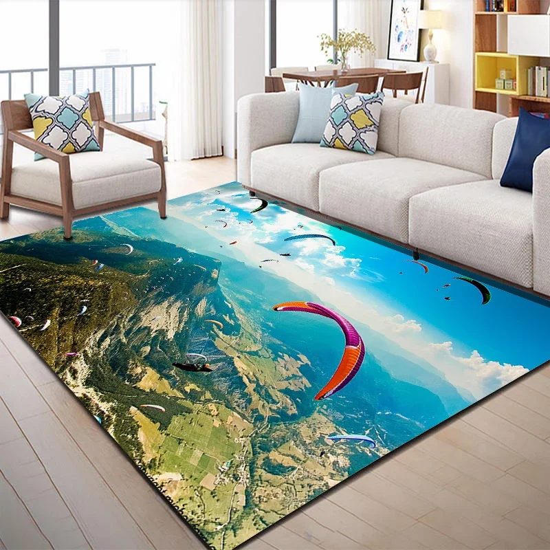 

Sports Paragliding Carpet Kitchen MatEntrance Doormat Bedroom Floor Decoration Living Room Carpet Bathroom Anti-slip rugs