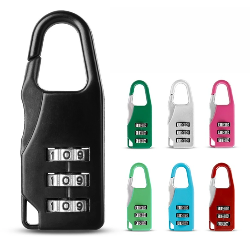 

Password Locks Keyed Padlock Backpack Small Lock 104 Anti-theft Lock Student Pen Case Suitcase Backpack Password Padlock
